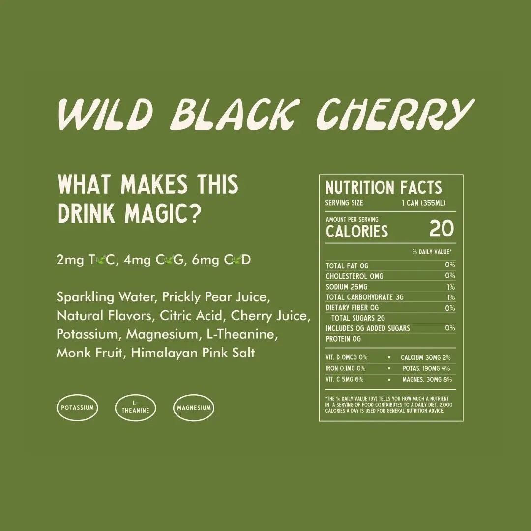 WILD BLACK CHERRY MAGIC CACTUS